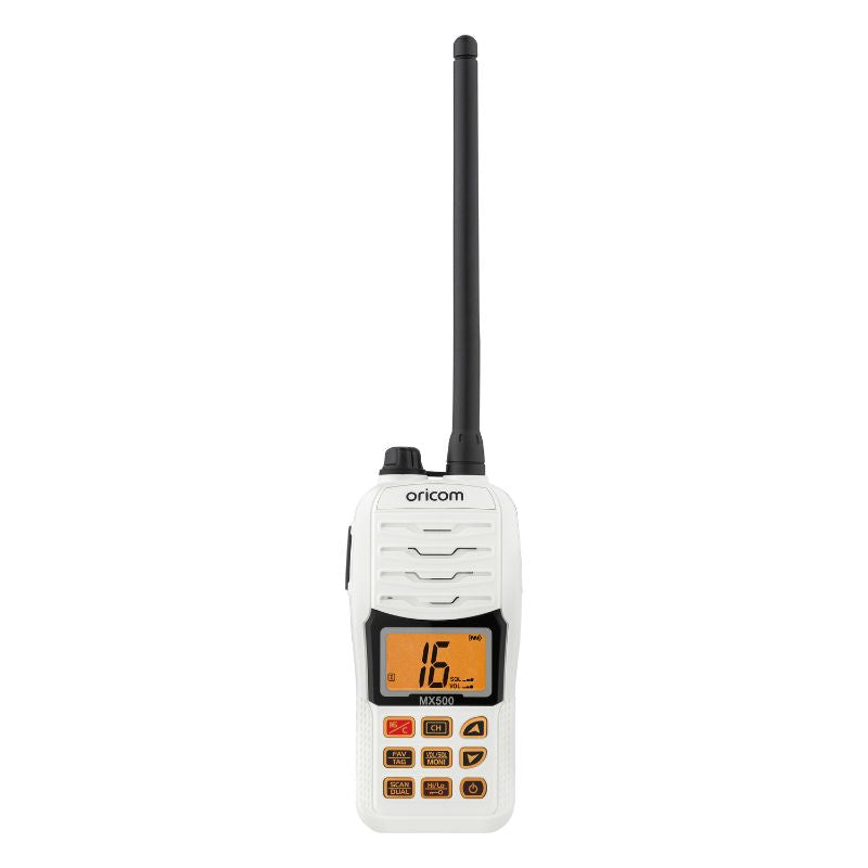MX500 5 Watt VHF Marine Radio (White)