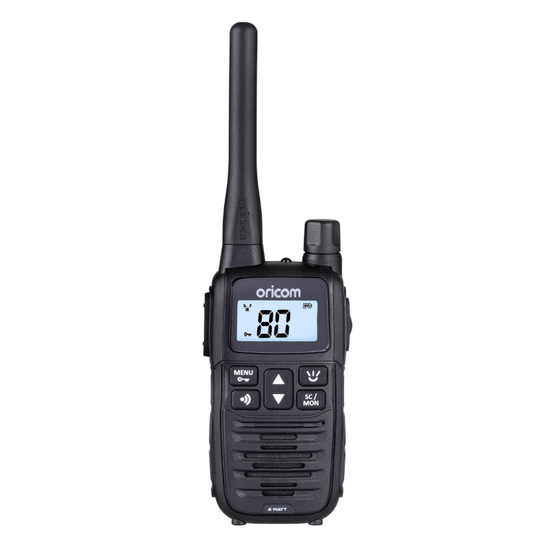 UHF2400 -1 Handheld 2 Watt UHF CB Radio Single Pack