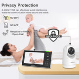BS7VPSC430 4.3" Video Baby Monitor + BS7 Breathing Movement Monitor