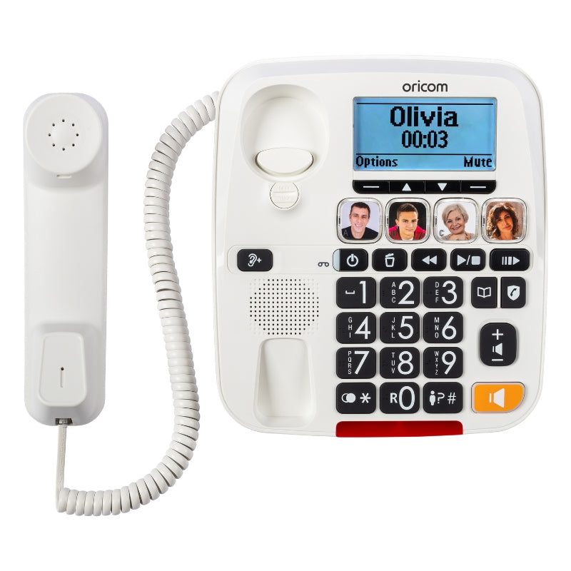 CARE920-2 Big Button Amplified Cordless Phone With Answering Machine Combo