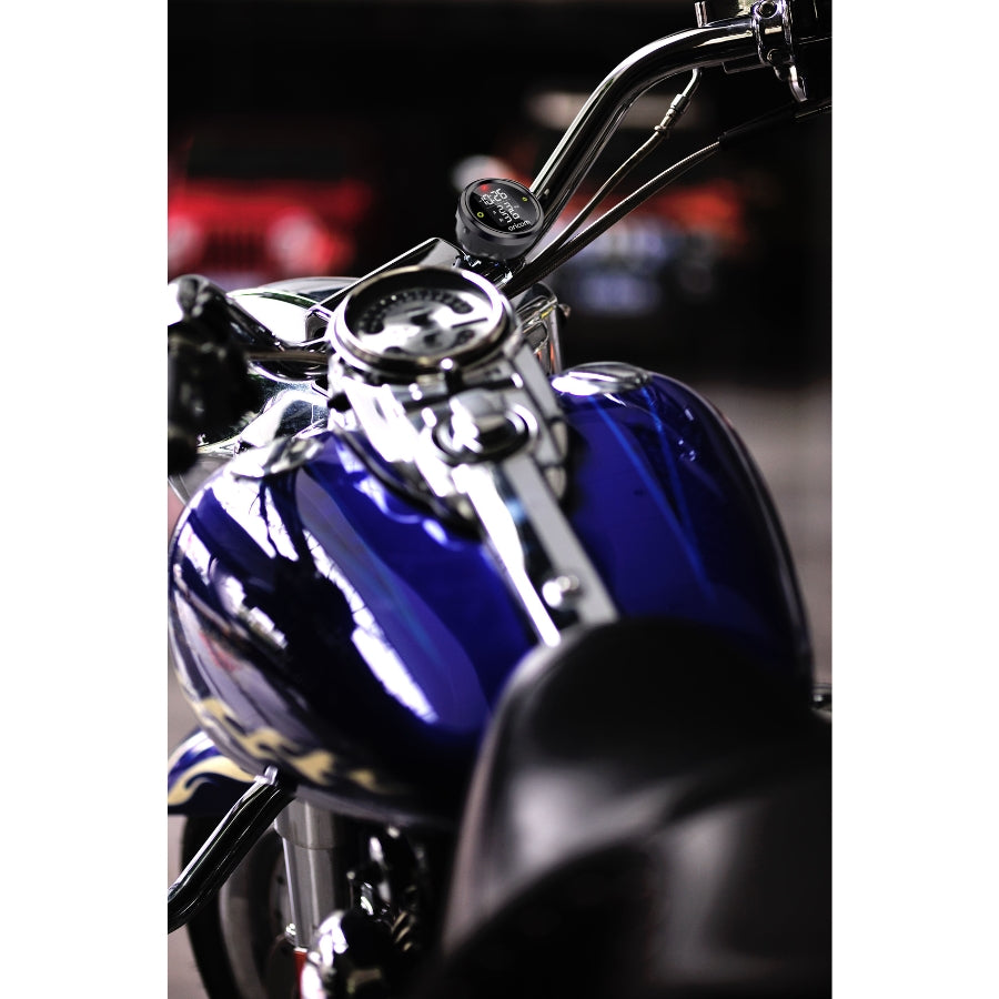TPMC-2E Tyre Pressure Monitoring System for Motorcycles Incl. 2 External Sensors