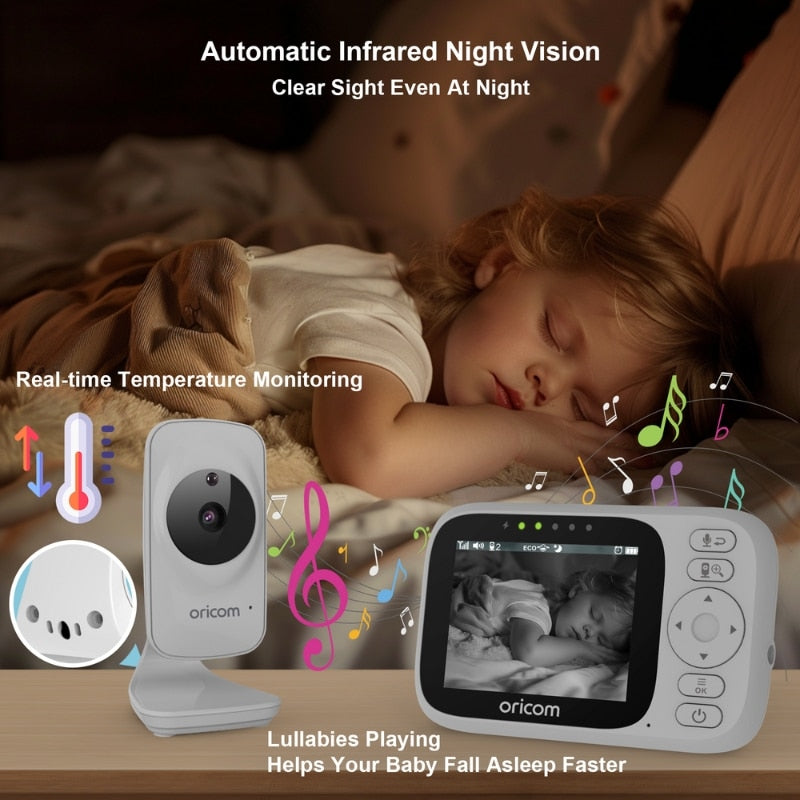 SC340 3.2" Video Baby Monitor
