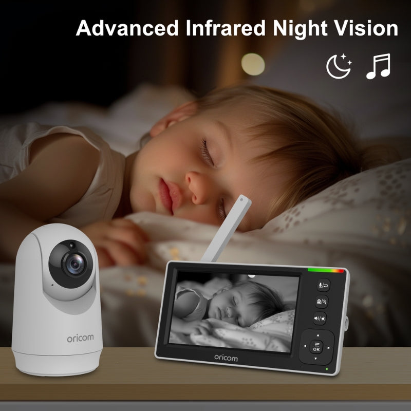 SC430 4.3" Video Baby Monitor With Motorised Pan-Tilt Camera