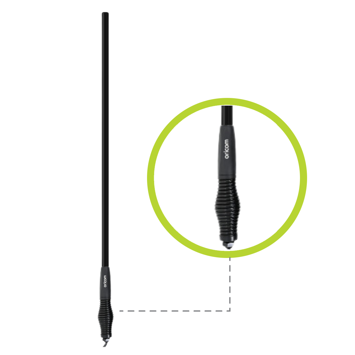 ANU306 4.5dBi UHF CB Antenna