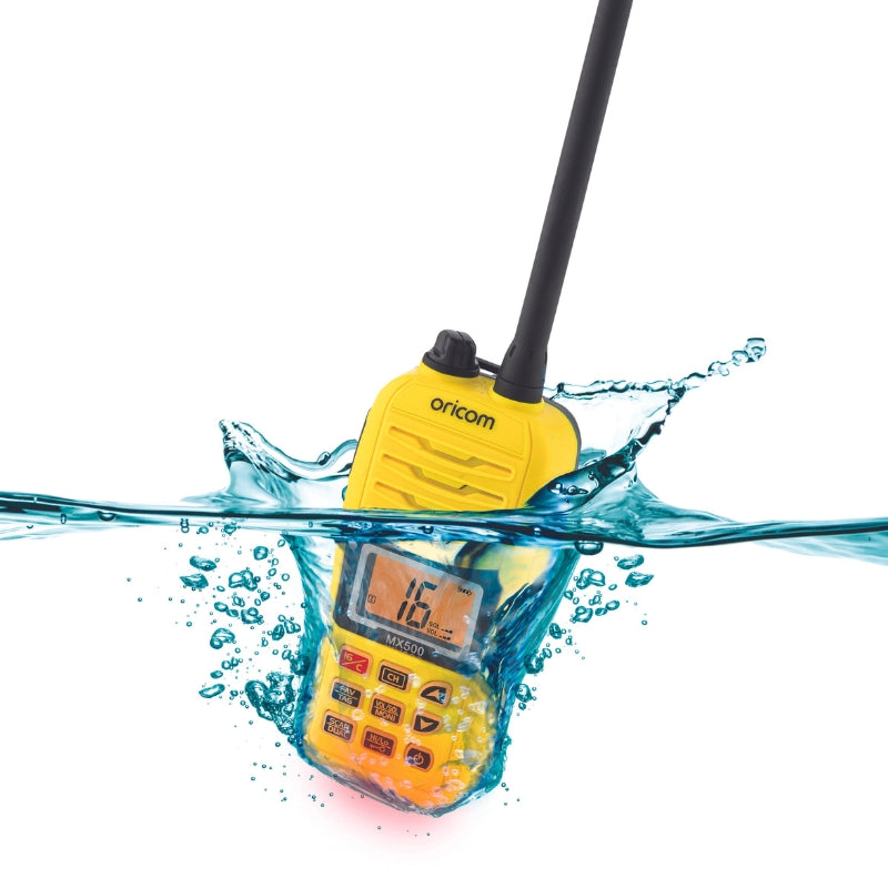 MX500YW 5 Watt VHF Marine Radio (Yellow)