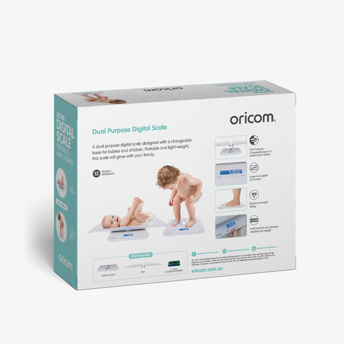 DS1100 Digital Scales (up to 100Kg)