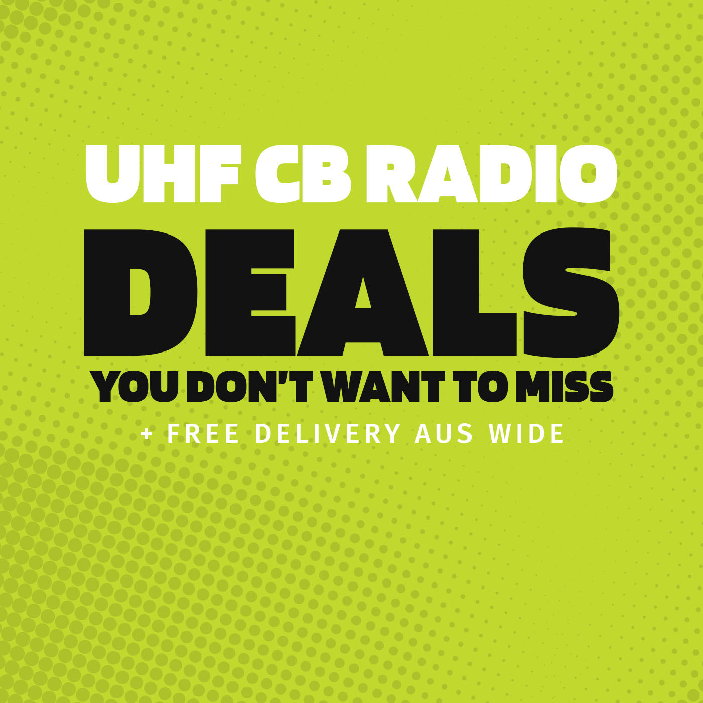 UHF CB Radio Deals
