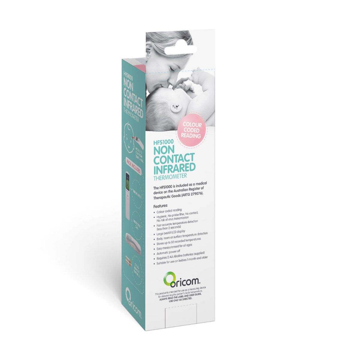 Oricom HFS1000 Giftbox Mockup Back