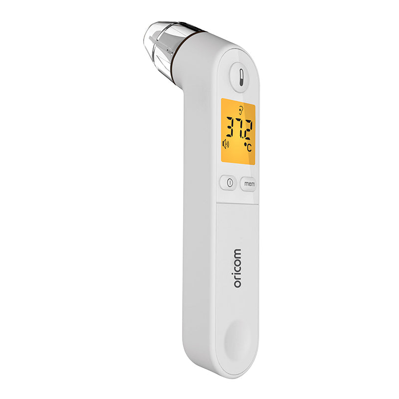 Oricom ITE400 Thermometer Angle-Orange