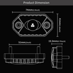 RKLBT6RGB LED Rock Light 6 Pack (RGB)