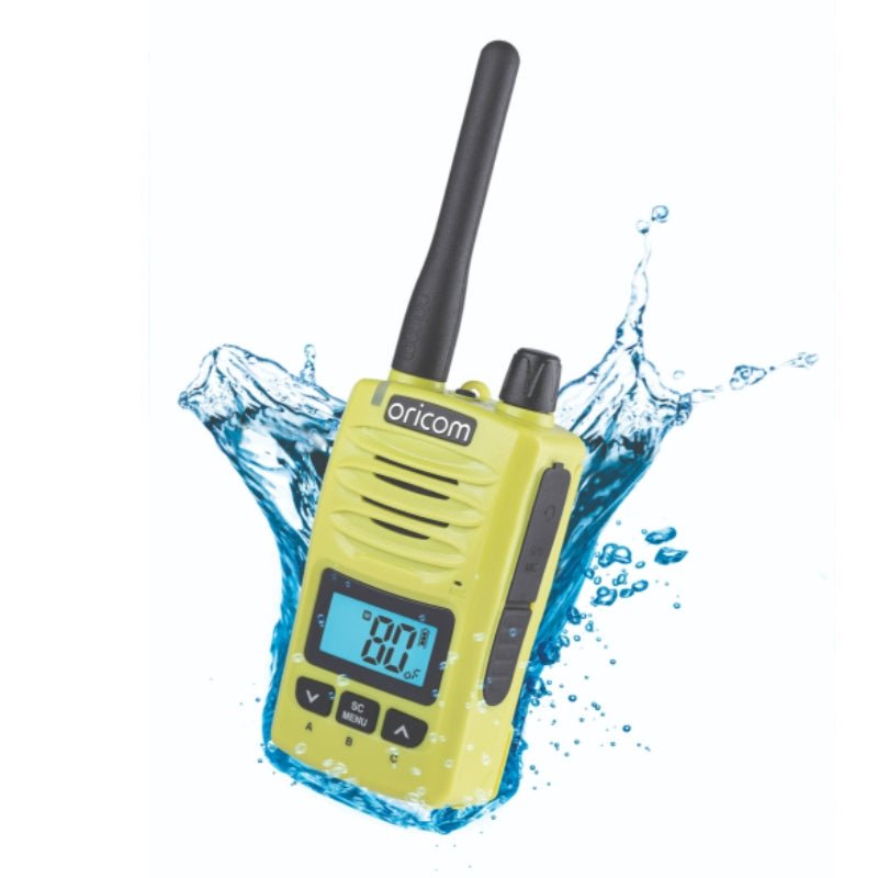 DTX600LME Waterproof IP67 5 Watt Handheld UHF CB Radio (Lime)